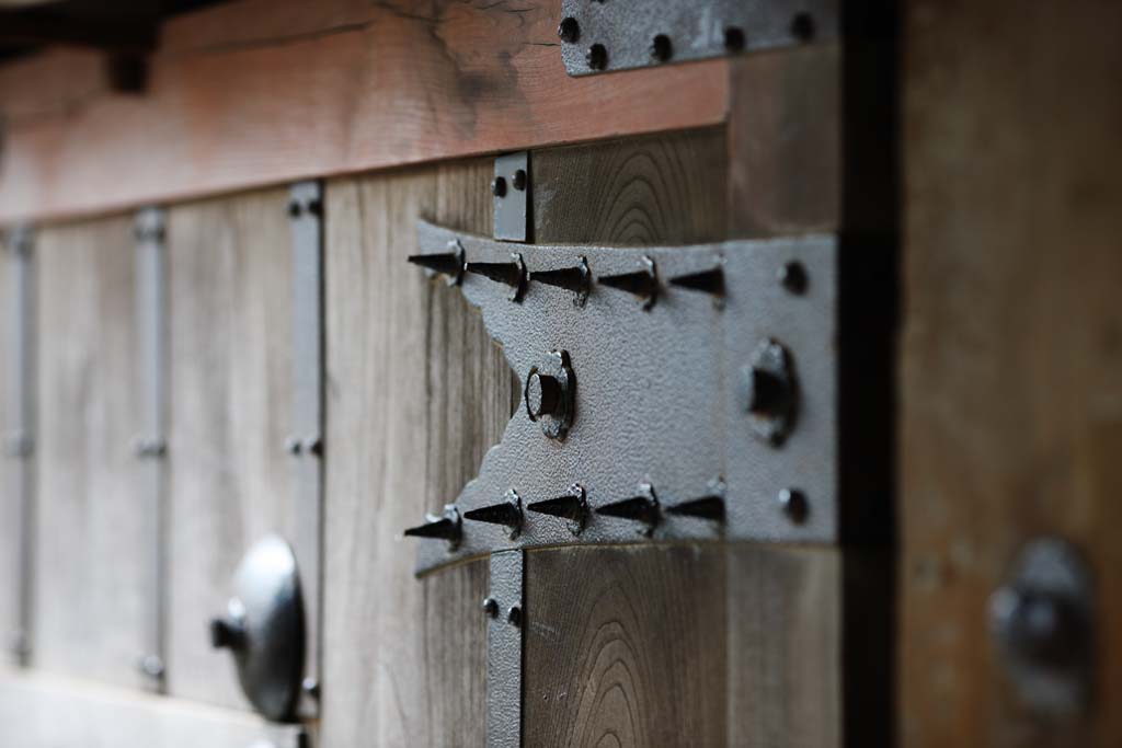 photo,material,free,landscape,picture,stock photo,Creative Commons,The decoration of the Himeji-jo Castle gate, Four national treasures Castle, Sadanori Akamatsu, Shigetaka Kuroda, Hideyoshi Hashiba