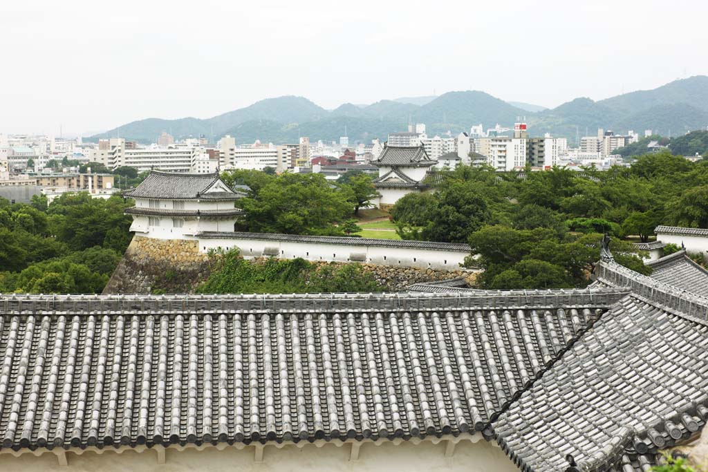 photo,material,free,landscape,picture,stock photo,Creative Commons,Himeji-jo Castle, Four national treasures Castle, Sadanori Akamatsu, Shigetaka Kuroda, Hideyoshi Hashiba