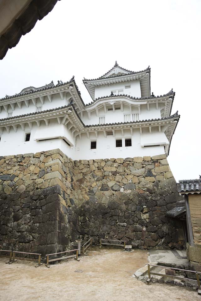 photo, la matire, libre, amnage, dcrivez, photo de la rserve,Himeji-jo Chteau Inui petite tour de chteau, Quatre Chteau des trsors national, Sadanori Akamatsu, Shigetaka Kuroda, Hideyoshi Hashiba