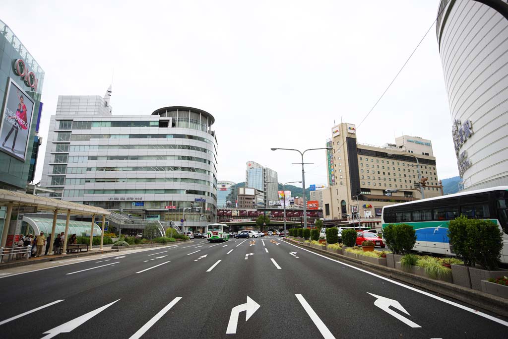 fotografia, material, livra, ajardine, imagine, proveja fotografia,O Sannomiya estacionam honestamente, Sannomiya, loja de departamentos, O centro da cidade, Kansai