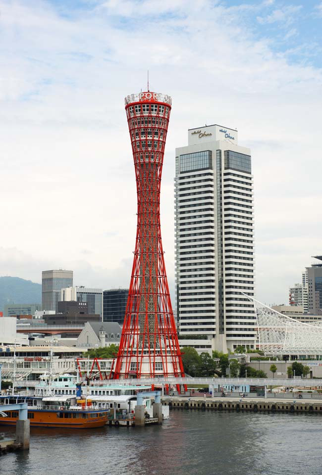 photo,material,free,landscape,picture,stock photo,Creative Commons,Kobe port sweep of the eye, port, pleasure boat, Trade, tourist attraction