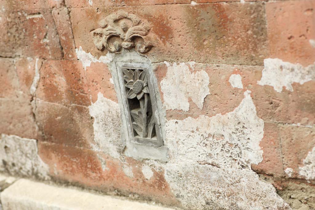 photo,material,free,landscape,picture,stock photo,Creative Commons,The sculpture of the wall, tile, Ceramic ware, Relief, floral design