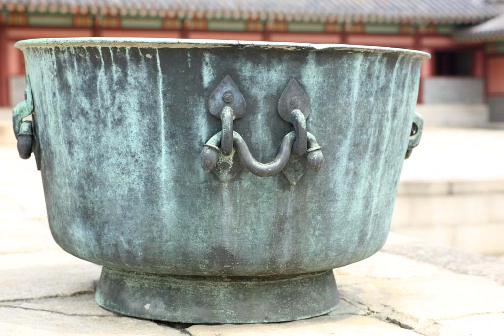 Foto, materiell, befreit, Landschaft, Bild, hat Foto auf Lager,Eine Flasche der wohlwollenden Verwaltung, Die Kaiserliche Gerichtsarchitektur, Topf, Bronze, Griff