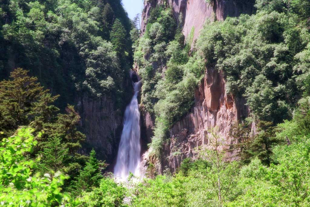 photo,material,free,landscape,picture,stock photo,Creative Commons,Roaring falls, water, rock, green, 