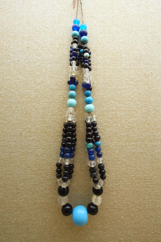 photo,material,free,landscape,picture,stock photo,Creative Commons,The necklace of Ainu, Lapis lazuli, Accessories, necklace, Ainu