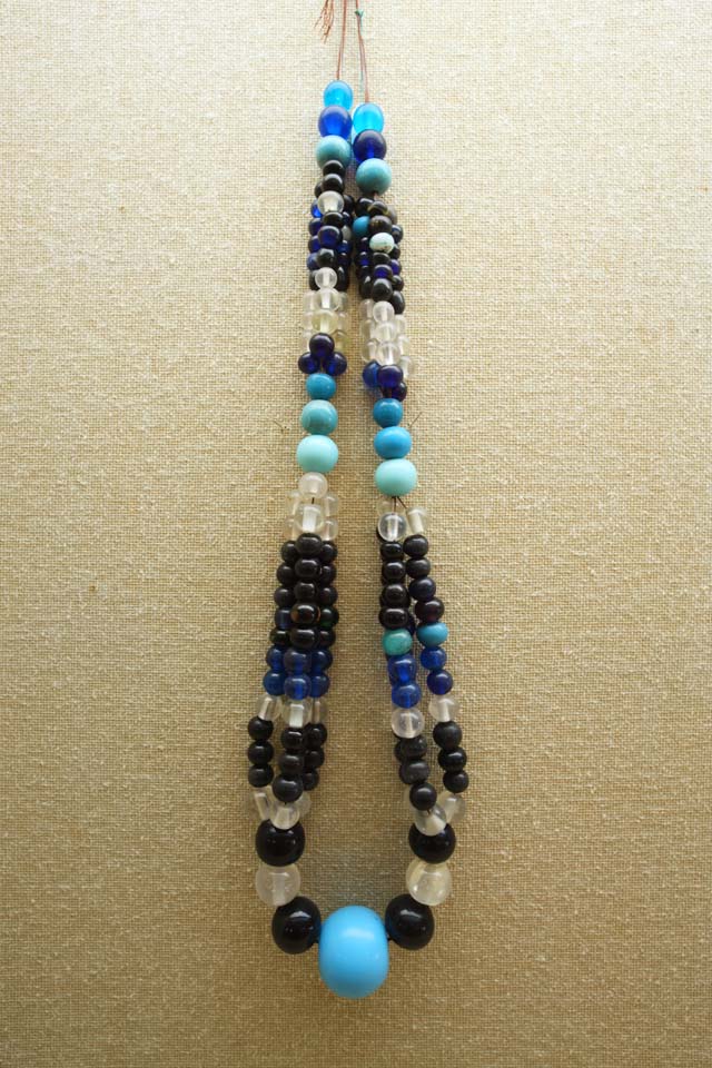 photo, la matire, libre, amnage, dcrivez, photo de la rserve,Le collier d'Ainu, Lazuli du lapis, Accessoires, collier, Ainu