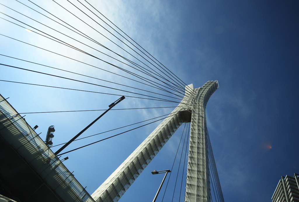 Foto, materieel, vrij, landschap, schilderstuk, bevoorraden foto,Brug, Brug, Sumida Rivier stamen, Een ijzerene brug, Verkeer