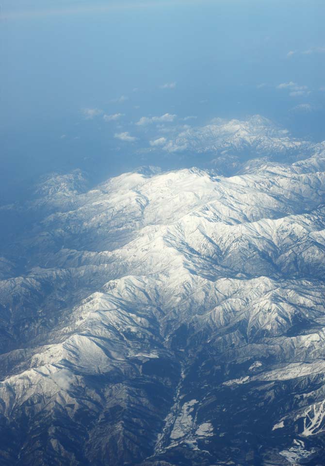 fotografia, materiale, libero il panorama, dipinga, fotografia di scorta,Hakusan, Le montagne nevose, vetta di spada, Fede di Hakusan, Montagna sacra