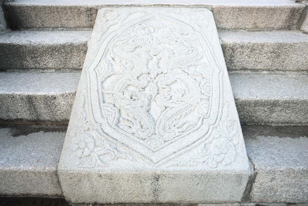 Foto, materiell, befreit, Landschaft, Bild, hat Foto auf Lager,Ein Weg des Knigs des Halles Zentraler Harmonie, Drachen, Knig, , Traditionsarchitektur