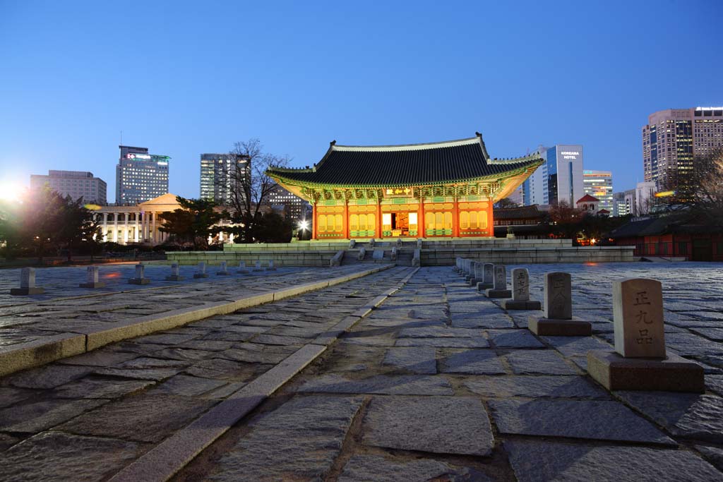 photo, la matire, libre, amnage, dcrivez, photo de la rserve,La vertu Salle de temple Kotobuki d'Harmonie Centrale, btiment de palais, Je suis peint en rouge, chausse de pierre, Architecture de la tradition