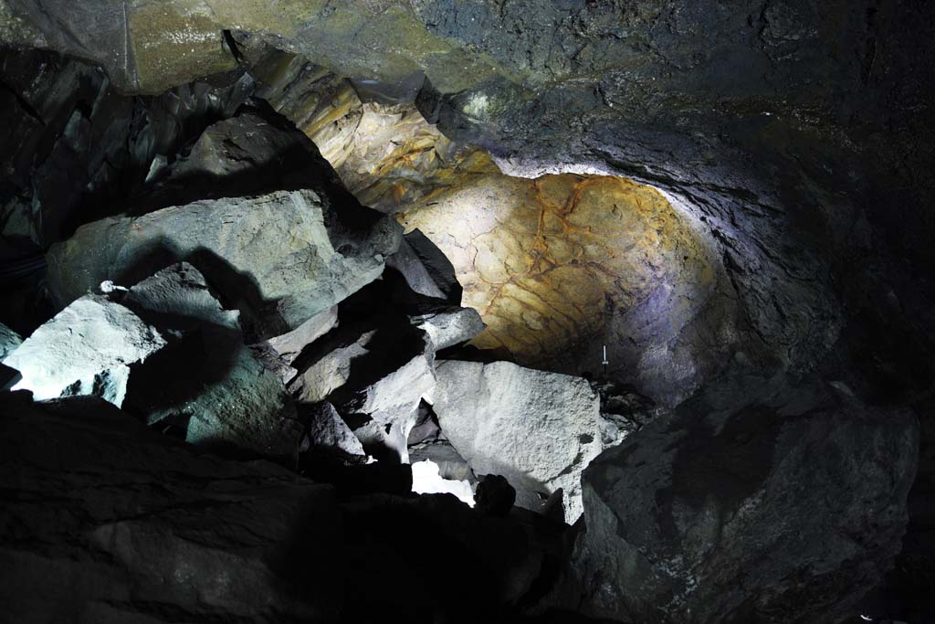 fotografia, material, livra, ajardine, imagine, proveja fotografia,O teto de colapso da superabundncia de caverna de vigor, Manjang gul Caverna, Geomunoreum lava tubo sistema, ilha vulcnica, poro