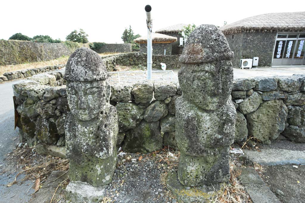 Foto, materiell, befreit, Landschaft, Bild, hat Foto auf Lager,Torr Hull-Transporter, Symbol, die Htergottheit von Reisenden, steinigen Sie Statue, Eine Zierde