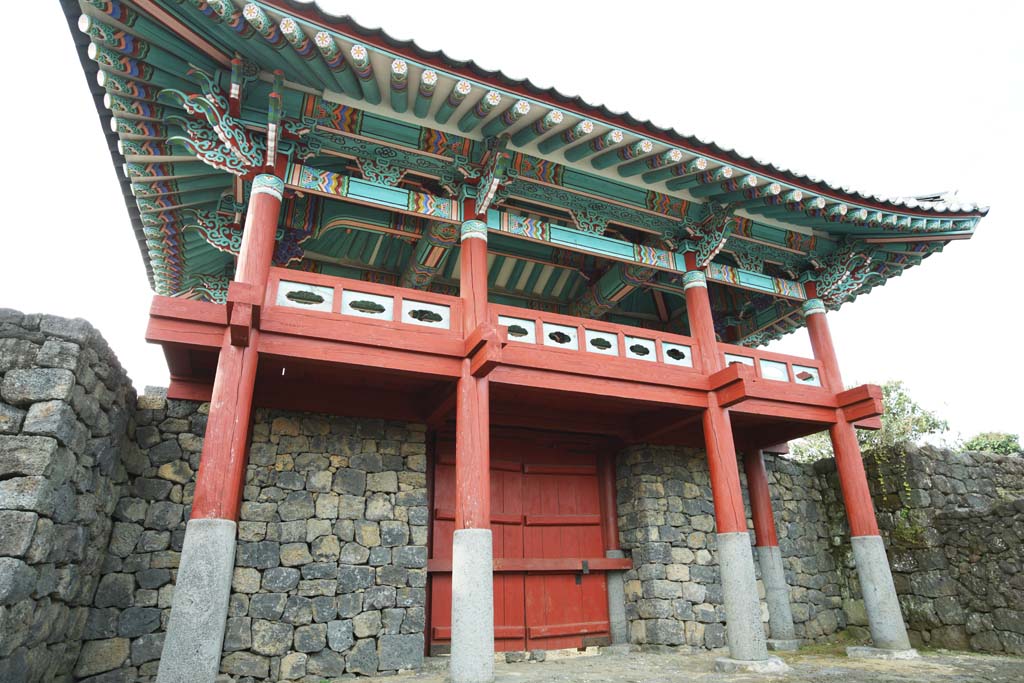 fotografia, materiale, libero il panorama, dipinga, fotografia di scorta,Castello citt popolo villaggio prefectural ufficio traccia, Io sono dipinto in rosso, ufficio statale, Architettura di tradizione, Cultura