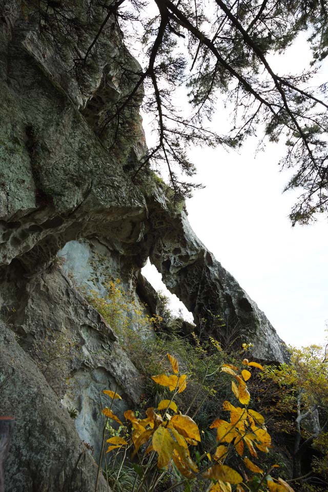 Foto, materieel, vrij, landschap, schilderstuk, bevoorraden foto,Sanbanggul tempel, Wankele berg, Chaitya, Vulkanische activiteit, Klif