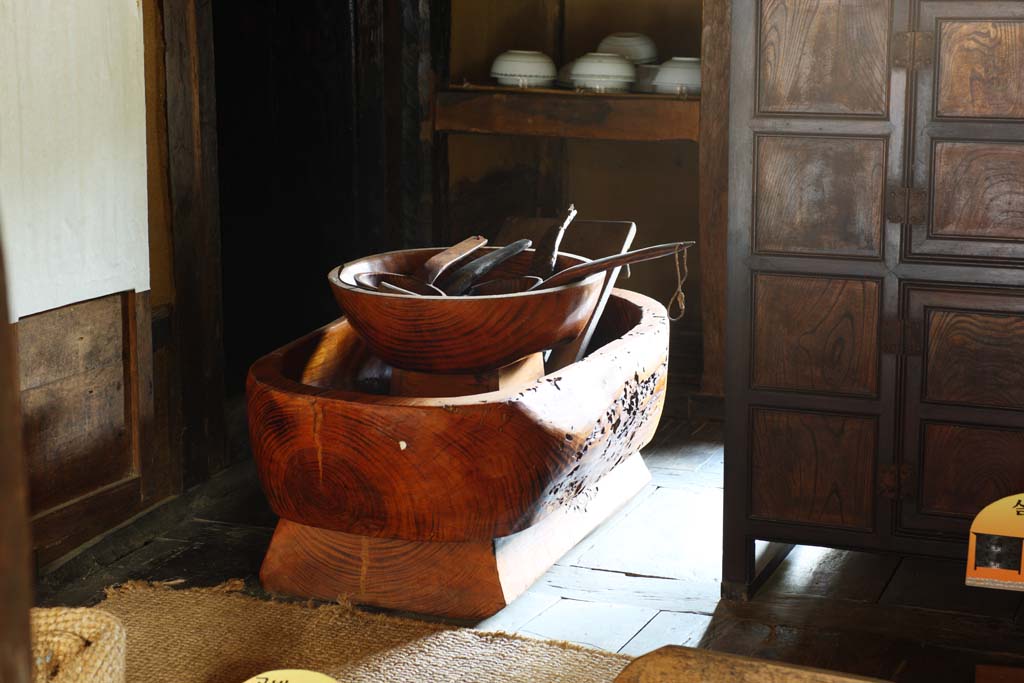 Foto, materiell, befreit, Landschaft, Bild, hat Foto auf Lager,Ein koreanisches Traditionswerkzeug, Tglich Notwendigkeiten, das Kochen von Werkzeug, privates Haus, Traditionelle Kultur