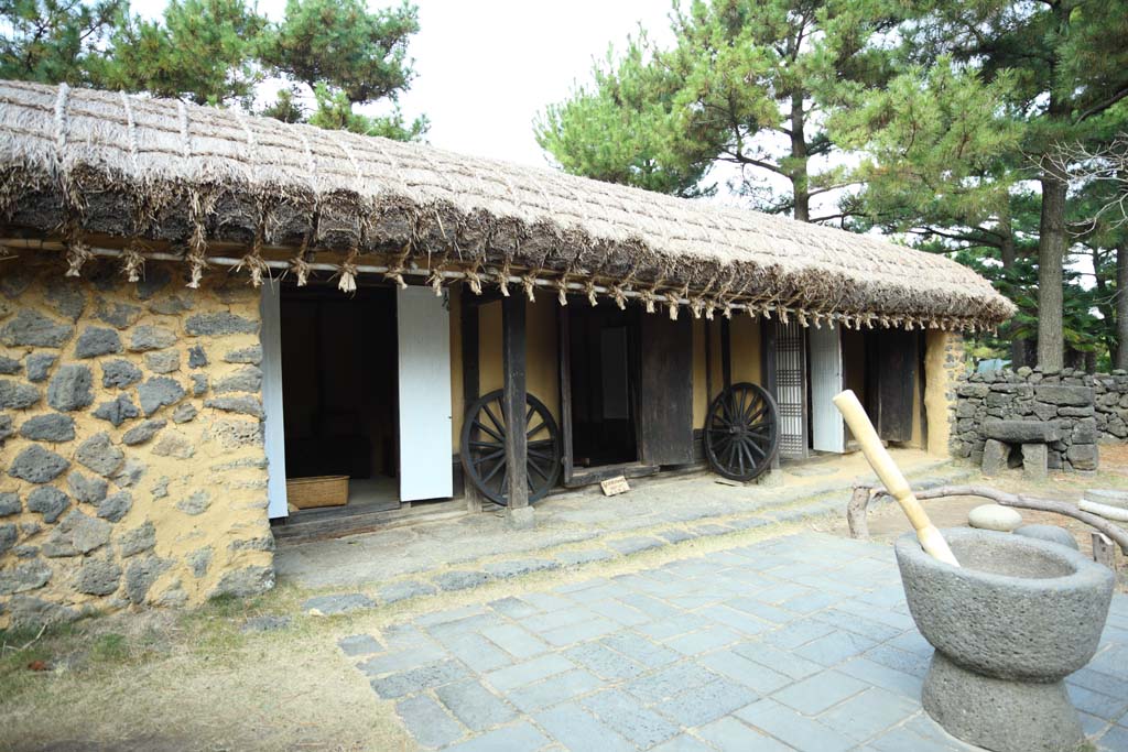 photo, la matire, libre, amnage, dcrivez, photo de la rserve,Une tradition corenne maison prive, maison, porte, maison prive, Culture traditionnelle