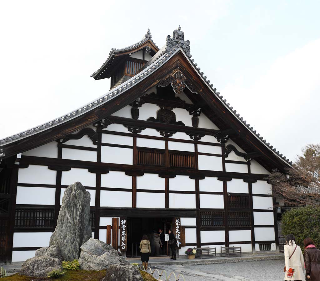 fotografia, materiale, libero il panorama, dipinga, fotografia di scorta,Sala di sermone di Tenryu-ji, Chaitya, Meditazione Zen, eredit di mondo, Sagano