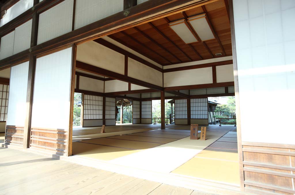 foto,tela,gratis,paisaje,fotografa,idea,Longitud de Ogata de Tenryu - ji, Chaitya, Paneles puerta corrediza de papel ms arriba de madera se labrado, Herencia de mundo, Sagano