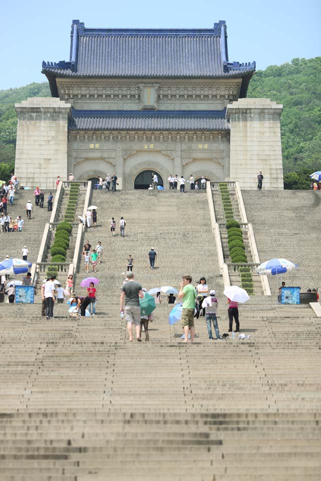 fotografia, materiale, libero il panorama, dipinga, fotografia di scorta,Un tempio di festa di Mausoleo di Chungshan, Rivoluzione di Shingai, Sig.. nipote Nakayama, Montagna di Zijin, La Repubblica di Cina che fonda di un paese