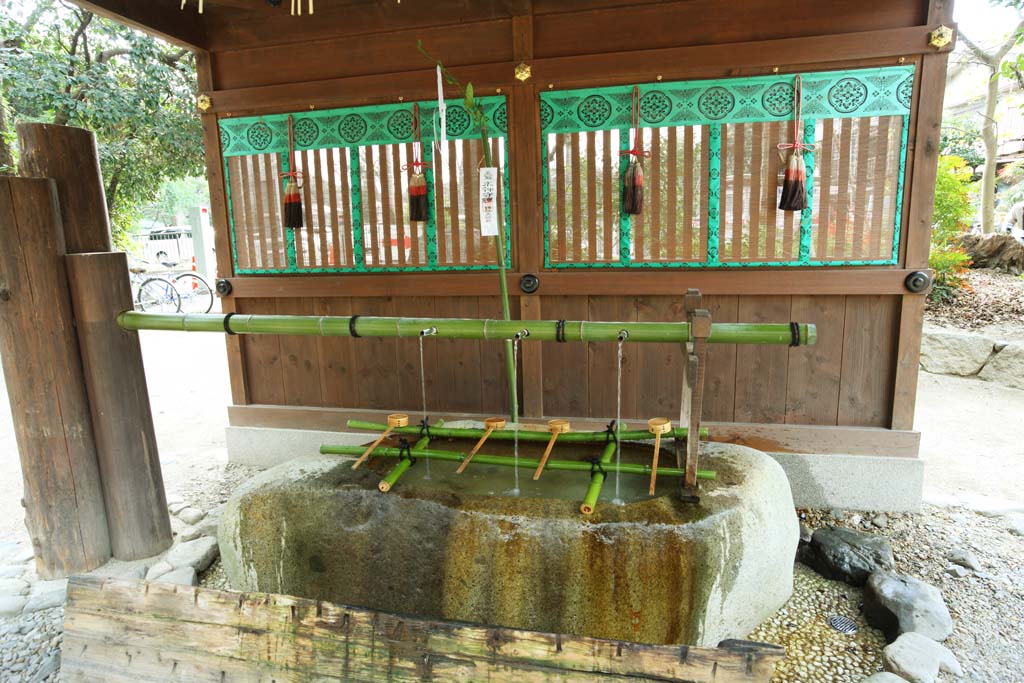 fotografia, materiale, libero il panorama, dipinga, fotografia di scorta,Societ di Sacrario di Shimogamo Mitarai, , , Acqua chiara e famosa, Acqua sacra