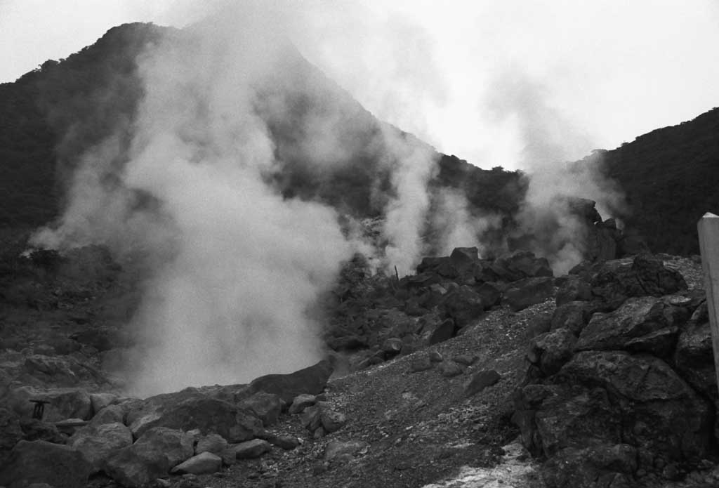 fotografia, materiale, libero il panorama, dipinga, fotografia di scorta,Quietamente vaporizzare-su terra, inferno, fumo, , 