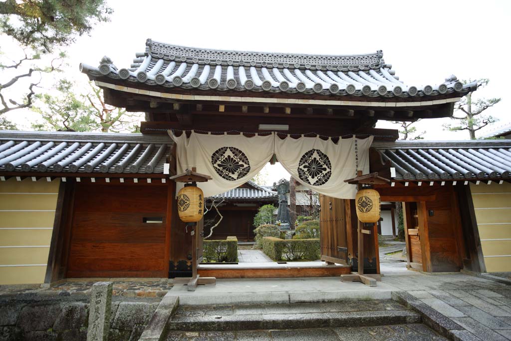 photo,material,free,landscape,picture,stock photo,Creative Commons,The House of Myoshin-ji Temple soul cloud, Egen Kanzan, forest bottom, The flower garden pope, temple belonging to the Zen sect