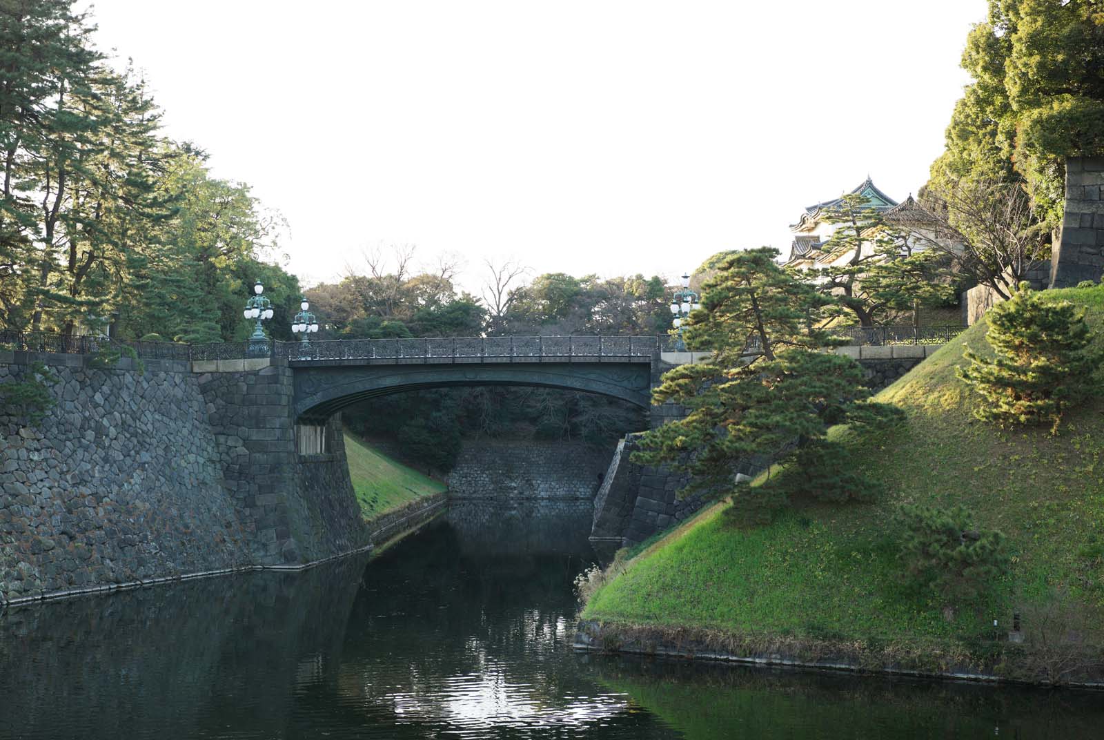 photo,material,free,landscape,picture,stock photo,Creative Commons,Imperial Palace Sakashita-mon Gate, Edo-jo Castle, The Imperial Household Agency, moat, Of the Sakashita-mon Gate outside is strange