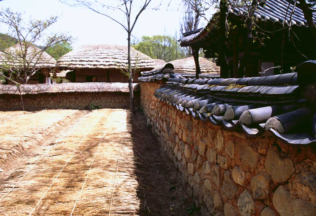 fotografia, materiale, libero il panorama, dipinga, fotografia di scorta,Muro di pietra coperto con un tetto, tradizione, , , 