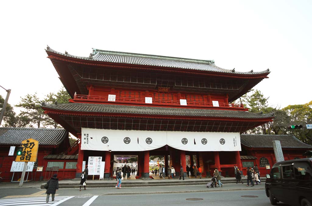 photo,material,free,landscape,picture,stock photo,Creative Commons,Three Zojo-ji Temple deliverance gates, Chaitya, The family temple of the Tokugawas, Tadaomi storehouse, The Tokugawas mausoleum