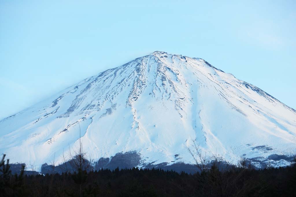 fotografia, materiale, libero il panorama, dipinga, fotografia di scorta,Mt. Fuji, Fujiyama, Le montagne nevose, Spruzzi di neve, Il mountaintop