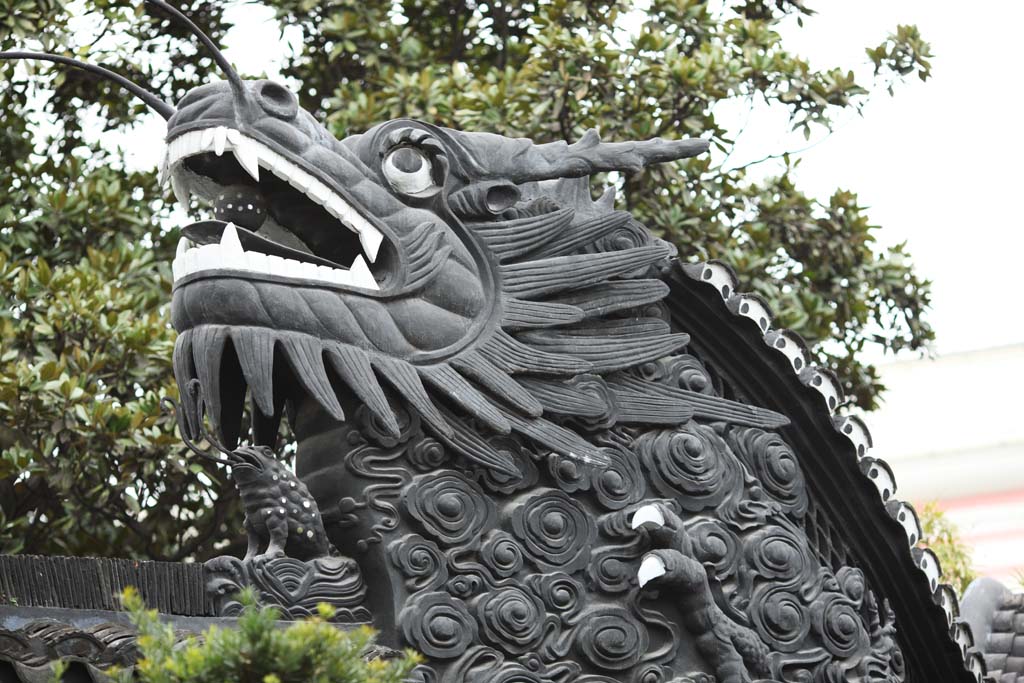 fotografia, materiale, libero il panorama, dipinga, fotografia di scorta,Yuyuan Garden muro di dragone, Joss si trova giardino, dragone, tegola di tetto, Edificio cinese