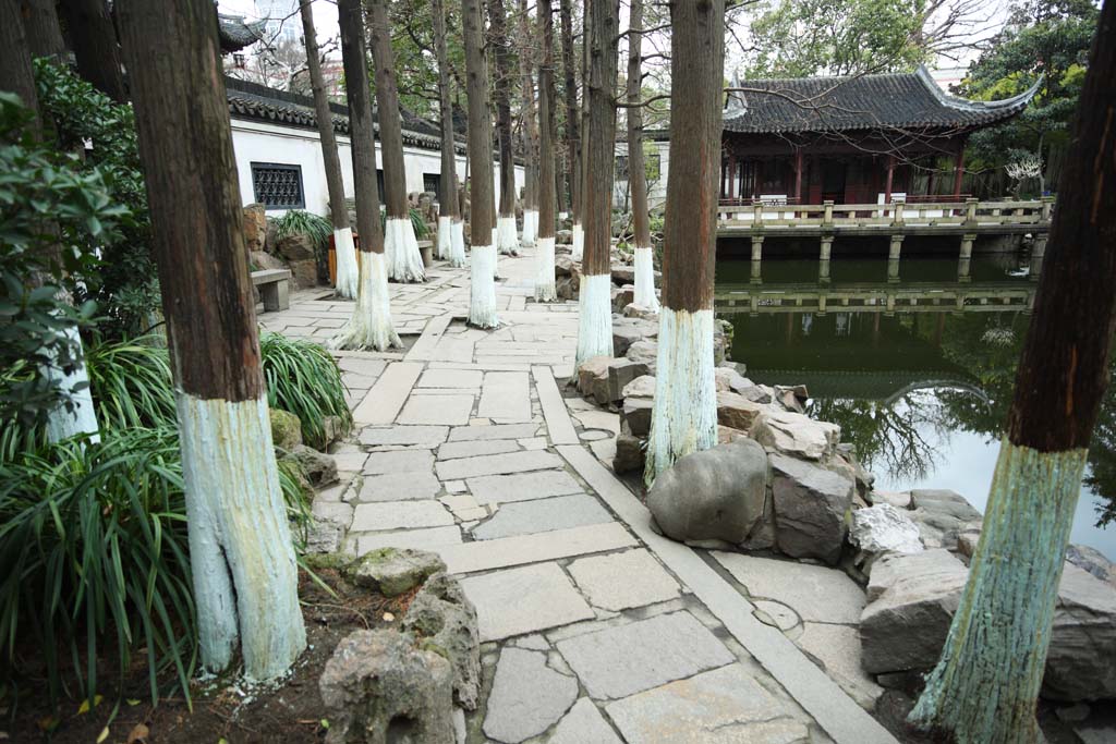 Foto, materiell, befreit, Landschaft, Bild, hat Foto auf Lager,Yuyuan-Garten, Joss Hausgarten, , Chinesischer Essensstil, Teich