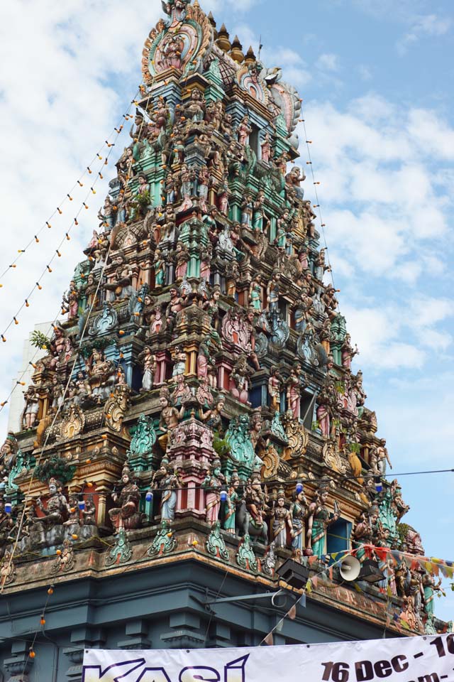 fotografia, material, livra, ajardine, imagine, proveja fotografia,Raja Mariamman Devasthanam templo, Hindusmo, , Colorao Rica, Deuses