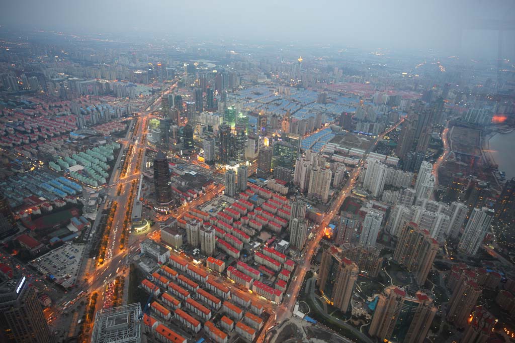 fotografia, materiale, libero il panorama, dipinga, fotografia di scorta,Sviluppo di Sciangai, faro, Pudong area Nuova, Un appartamento, grattacielo