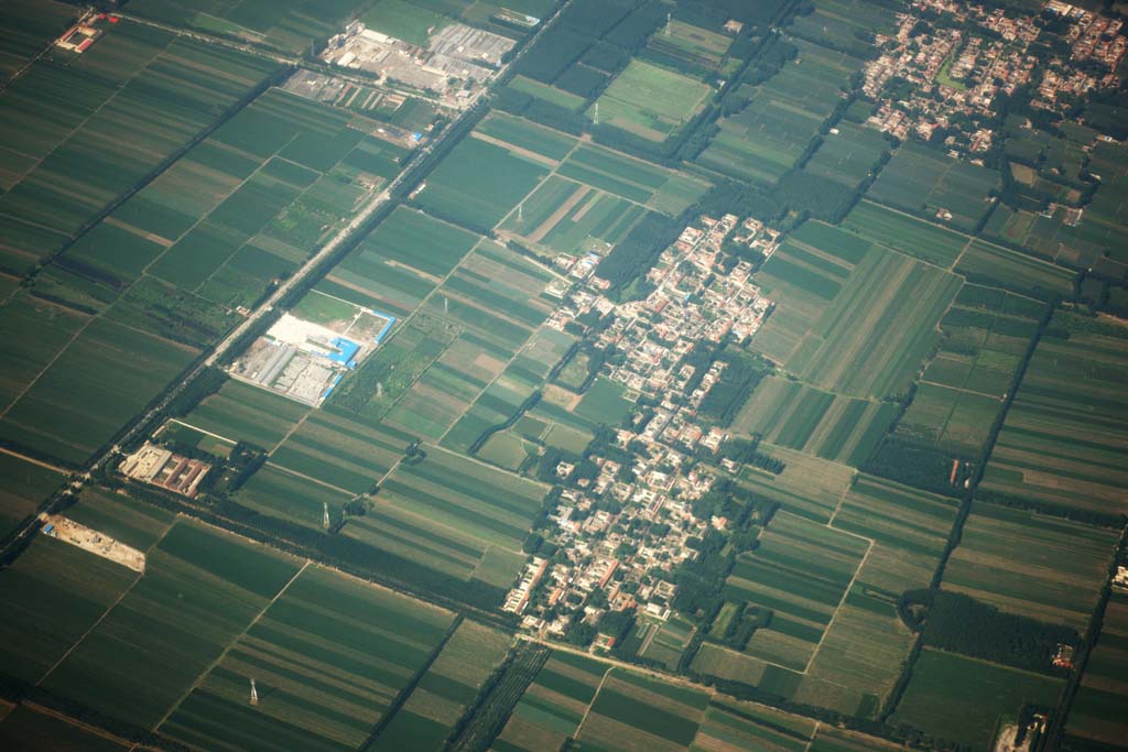 Foto, materiell, befreit, Landschaft, Bild, hat Foto auf Lager,Das Dorf der Beijing Vororte, Feld, Dorf, Gebude, Teilung