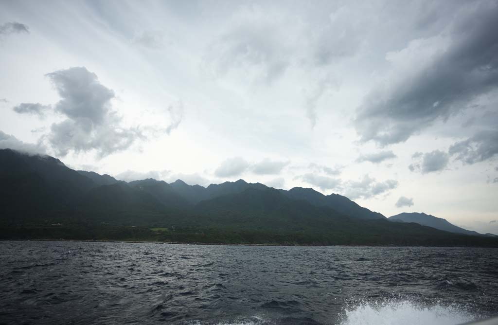 foto,tela,gratis,paisaje,fotografa,idea,Yakushima, Ridgeline, El mar, Despeadero, Nube