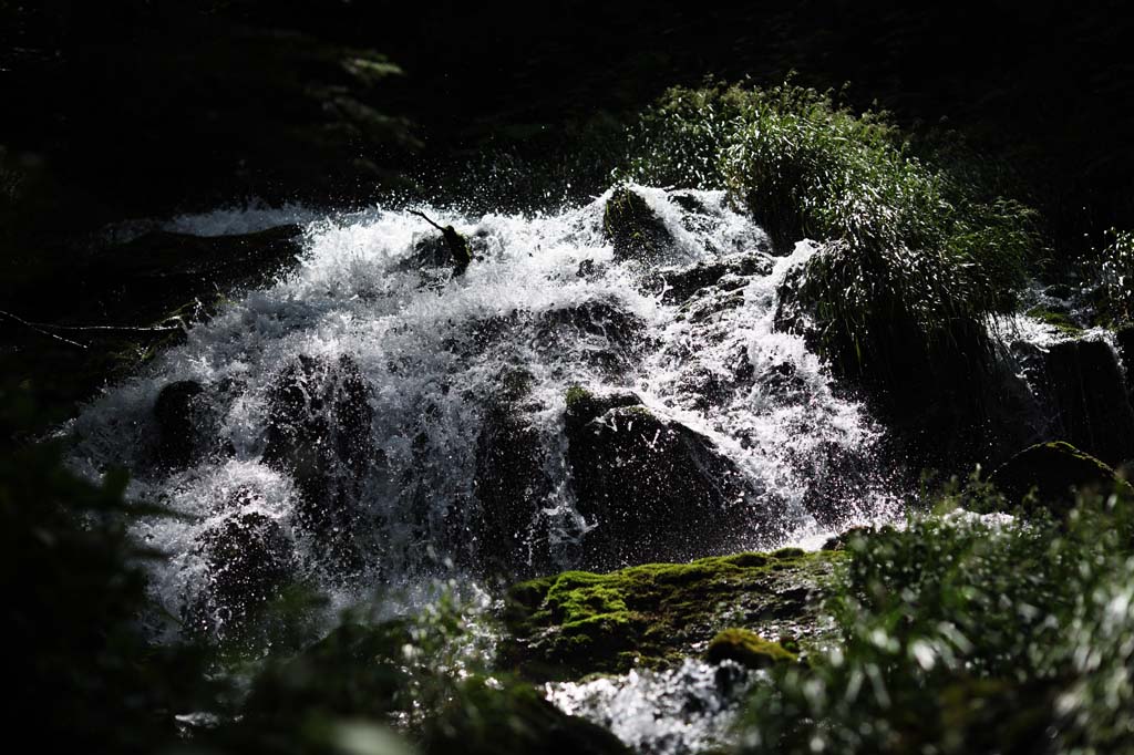 fotografia, materiale, libero il panorama, dipinga, fotografia di scorta,Oh,  una cascata di Ney s, Spruzzi, torrente, Spruzzi di acqua, foresta