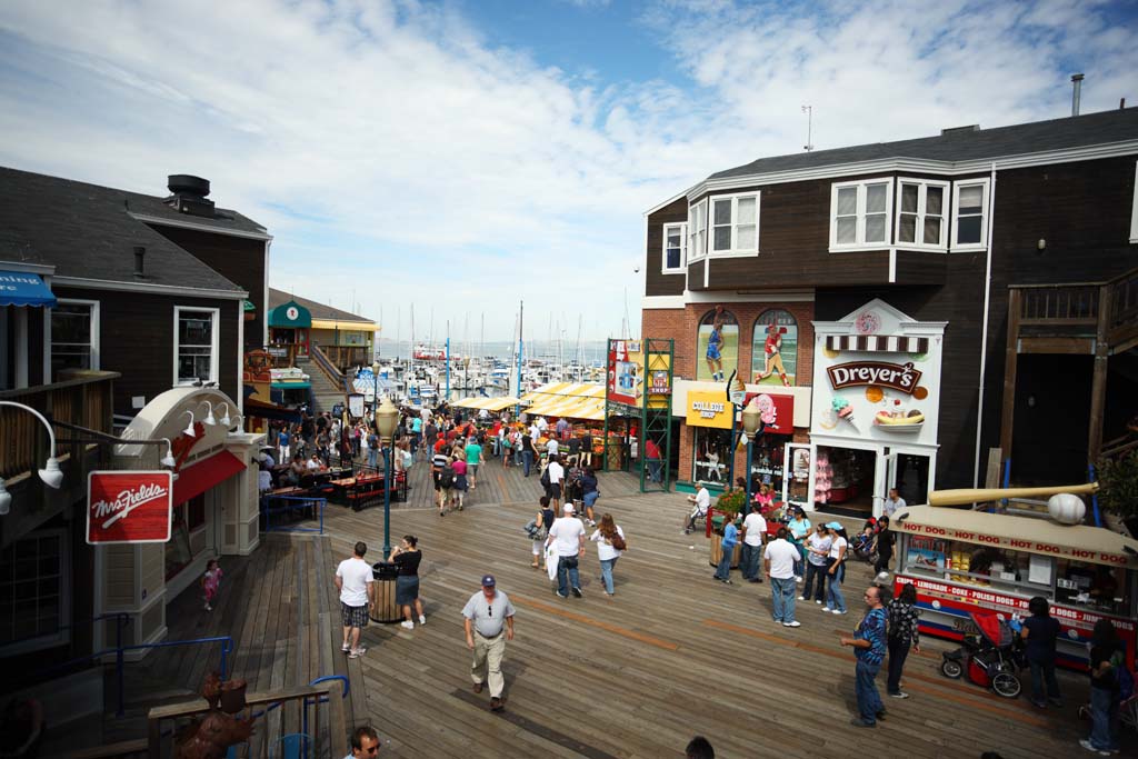 photo,material,free,landscape,picture,stock photo,Creative Commons,Pier39, mark, lighter, Fishery products, Sightseeing