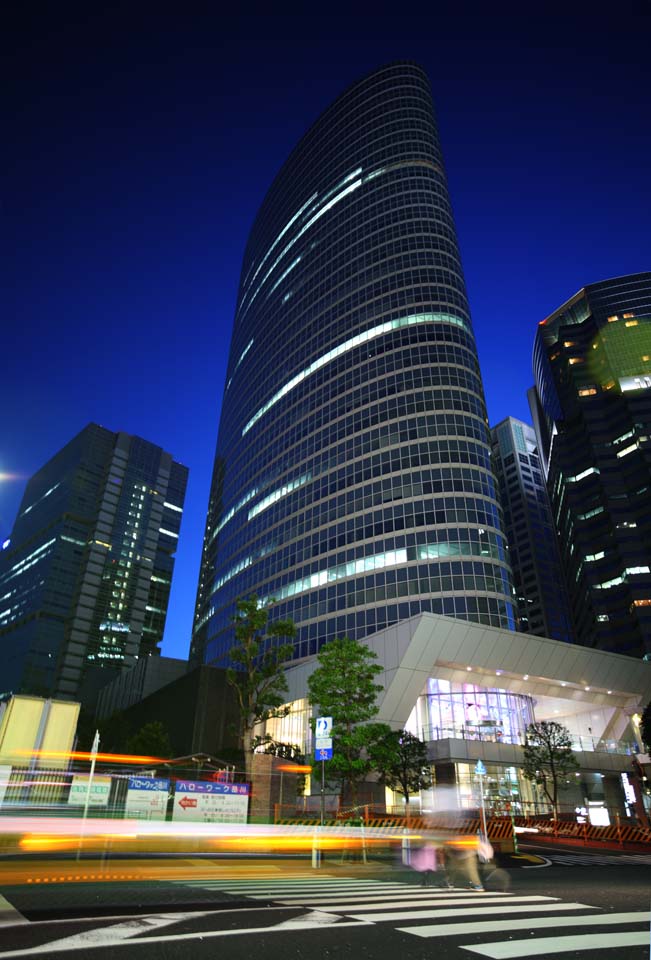 photo,material,free,landscape,picture,stock photo,Creative Commons,Shinagawa, high-rise building, An office building, Shinagawa interchange city, At dark