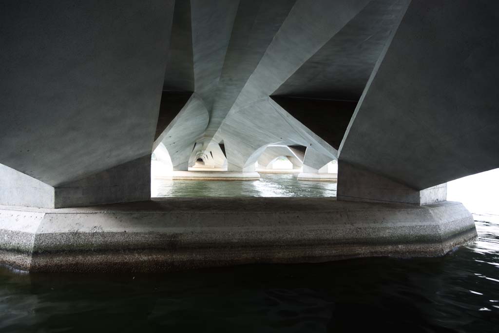 Foto, materieel, vrij, landschap, schilderstuk, bevoorraden foto,De kunst van de draagbalk, Betonnen, Meetkunde, Gebouw, Rivier