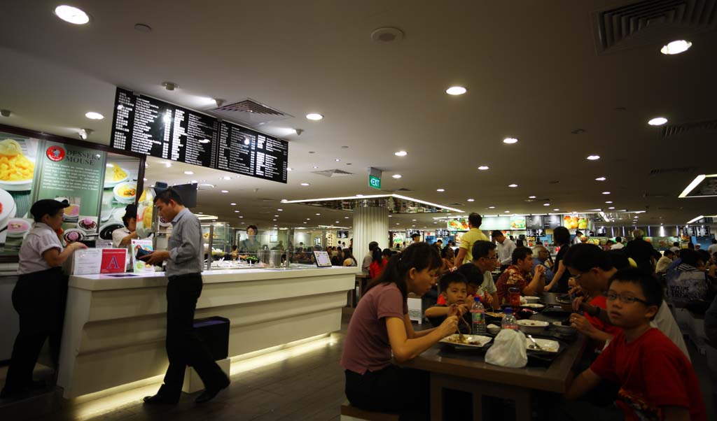 photo,material,free,landscape,picture,stock photo,Creative Commons,Food court, Families, dining table, Chinese food, Southeastern Asian cooking