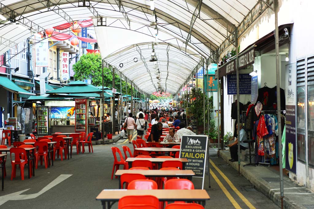 photo,material,free,landscape,picture,stock photo,Creative Commons,Chinatown, table, restaurant, An arcade, shopping district