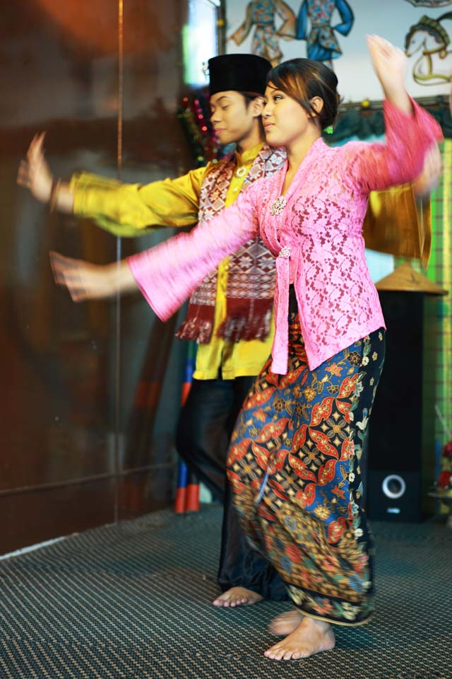 Foto, materieel, vrij, landschap, schilderstuk, bevoorraden foto,Een Maleisische dans, Vrouw, Dans, Maleisi dans, Volk kostuum