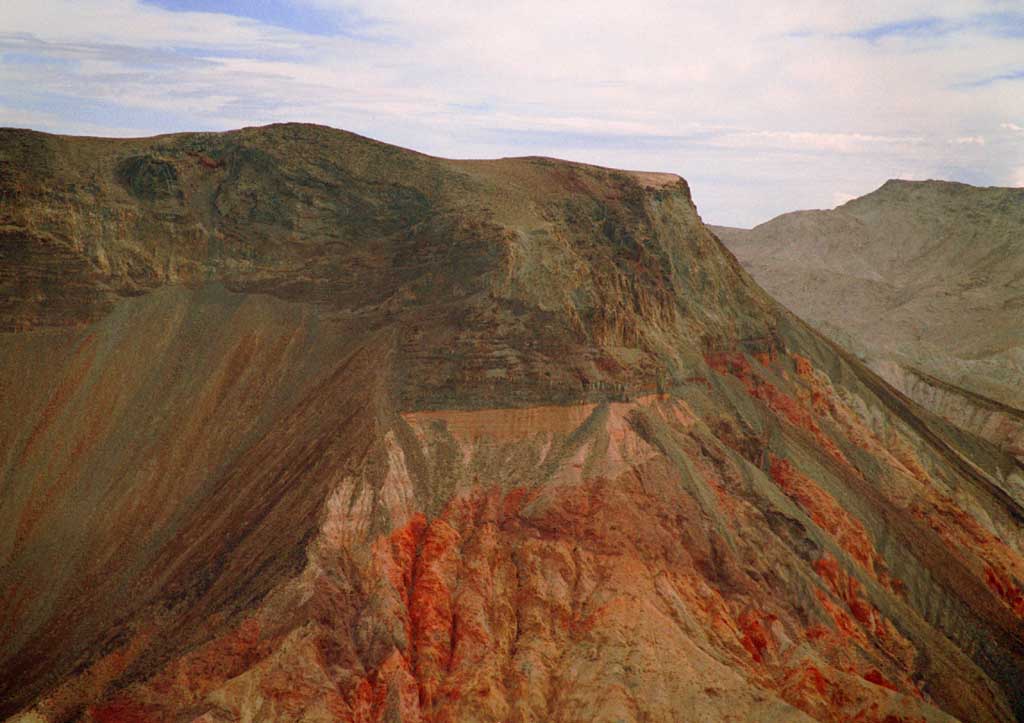 Foto, materieel, vrij, landschap, schilderstuk, bevoorraden foto,Een berg met een rode wondteken, Klif, Berg, , 