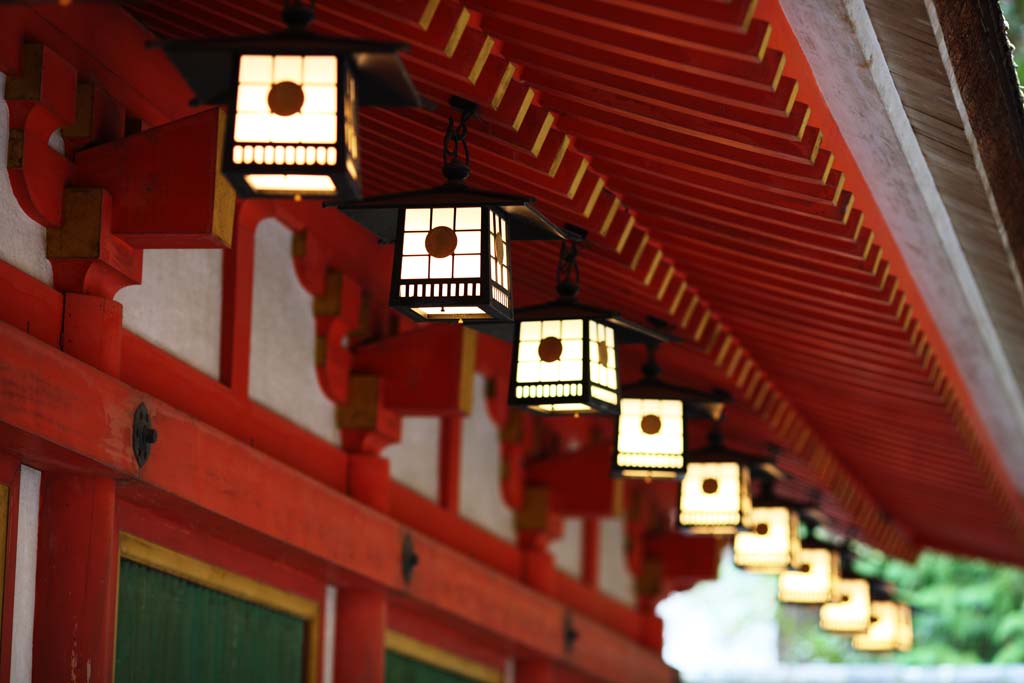 photo,material,free,landscape,picture,stock photo,Creative Commons,Ishigami major shrine garden lantern, The Japanese Chronicle of Japan, description of folk history, garden lantern, I am painted in red