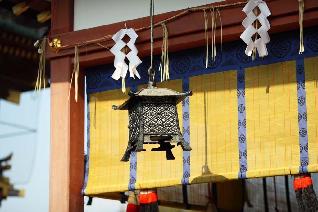 photo, la matire, libre, amnage, dcrivez, photo de la rserve,Fushimi-Inari Taisha lanterne du jardin du Temple, lanterne de jardin, Un bord de l'avant-toit, Inari, renard