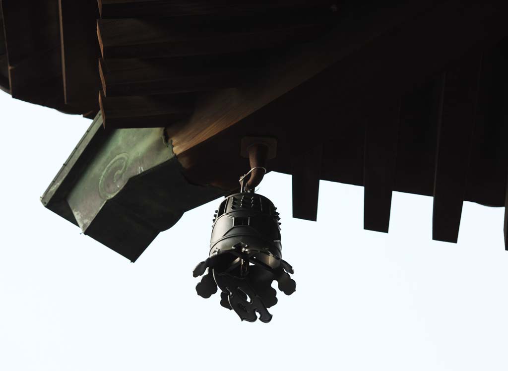 Foto, materiell, befreit, Landschaft, Bild, hat Foto auf Lager,Tofuku-ji Temple-Wind-Glocke, Chaitya, Glocke, Dach, Wind-Glocke