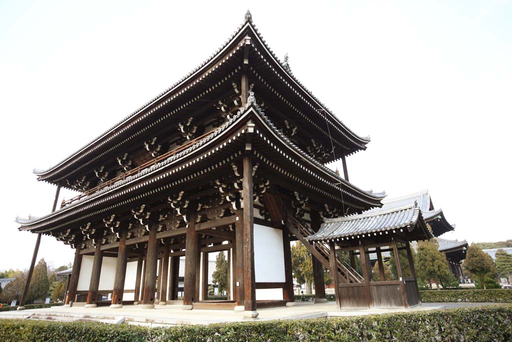 photo,material,free,landscape,picture,stock photo,Creative Commons,Tofuku-ji Temple Mikado, Chaitya, Multilayer case mother appearance of a house, Buddhist image, The double bar exam