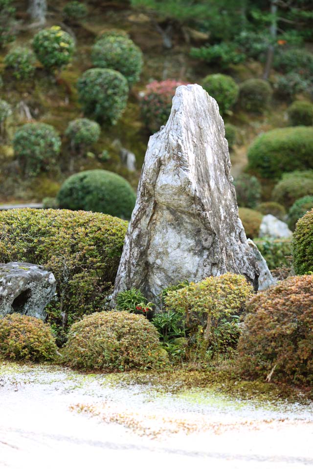 Foto, materiell, befreit, Landschaft, Bild, hat Foto auf Lager,Der Schreingarten von Tofuku-ji Temple-Grnder, Chaitya, Japanisch grtnert, Stein, Der Beifu schlt Hgel und Flsse ab