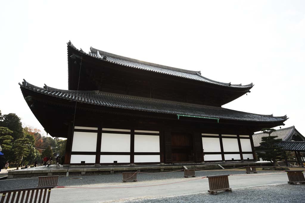 photo, la matire, libre, amnage, dcrivez, photo de la rserve,Le Temple Tofuku-ji couloir principal d'un temple bouddhiste, Chaitya,  pignon et toit de l'hipped, appentis, 